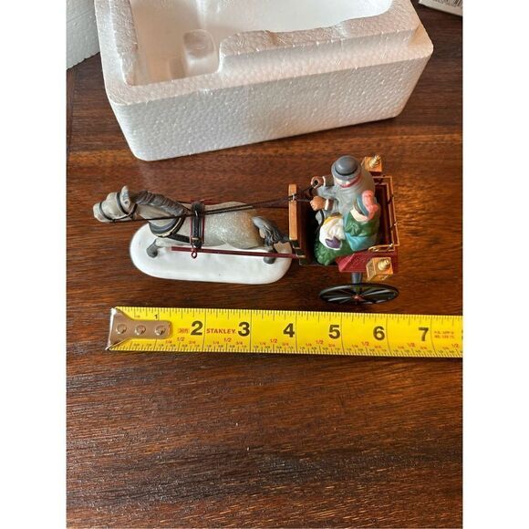 Department 56 Red Christmas Sulky - Picture 7 of 8